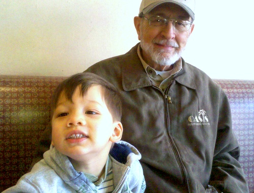2011-03-12_11-39-42 Sheng Kee with Granddad 2, March 12, 2011, 11:39 a.m.